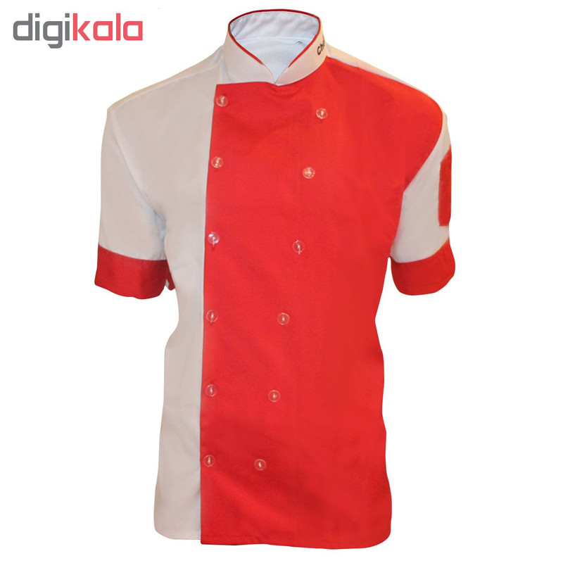 لباس کار مدل CHEF IGD1 رنگ قرمز
