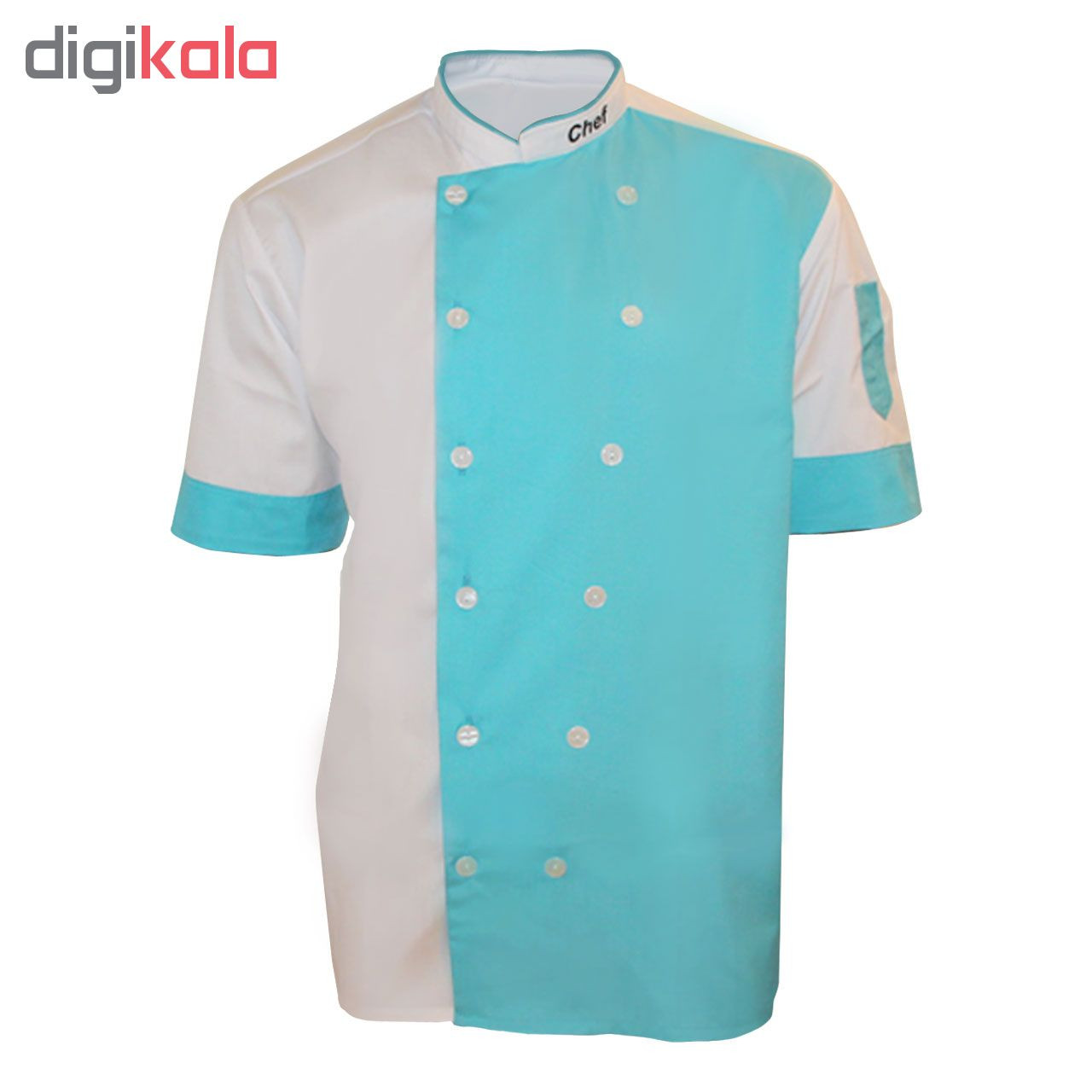 لباس کار مدل CHEF IGD1 رنگ آبی لباس کار مدل CHEF IGD1 رنگ آبی
