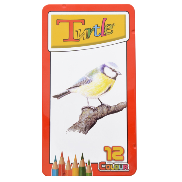 مداد رنگی 12 رنگ ترتل مدل گنجشک