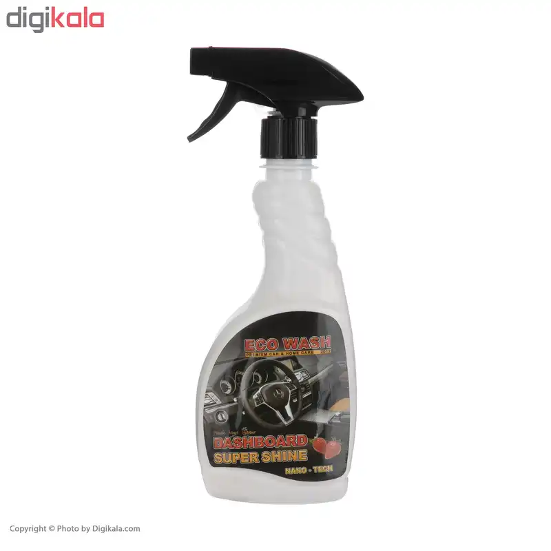 اسپری واکس داشبورد خودرو اکو واش مدل 010047 حجم 500 میلی لیتر