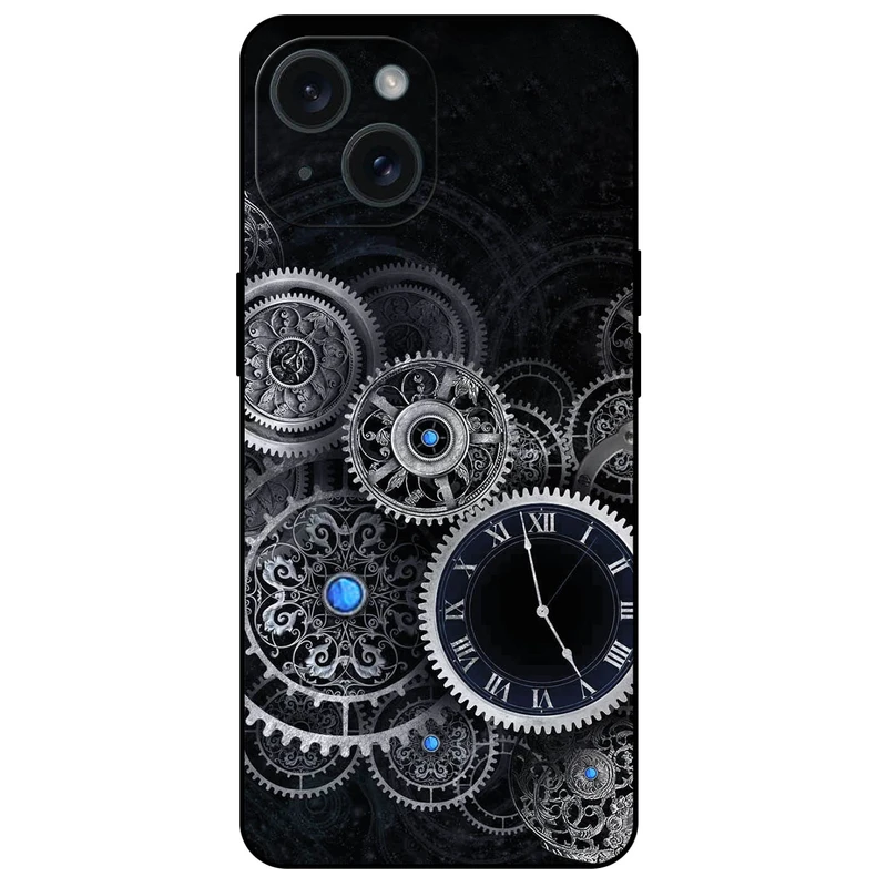 کاور مگافون طرح ساعت مدل 8161 مناسب برای گوشی موبایل اپل iPhone 15 Plus  