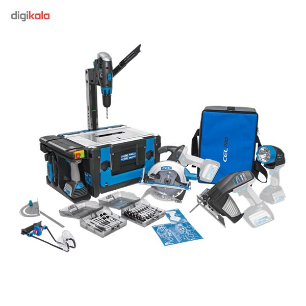 مجموعه ابزار کارگاهی قابل حمل سل مدل Power8 Pro WS-4E