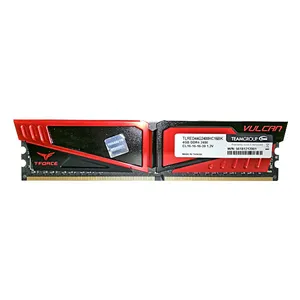 رم دسکتاپ DDR4 تک کاناله 2400 مگاهرتز CL16 تیم گروپ مدل Vulcan ظرفیت 4 گیگابایت