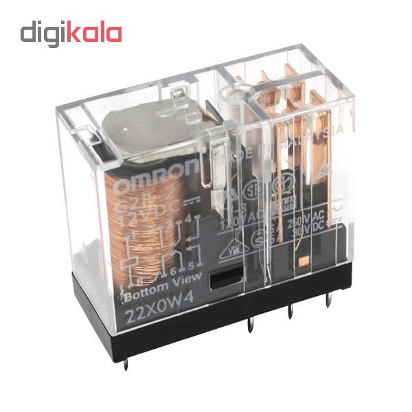 رله 12 ولت 5 آمپر امرون مدل G2R2