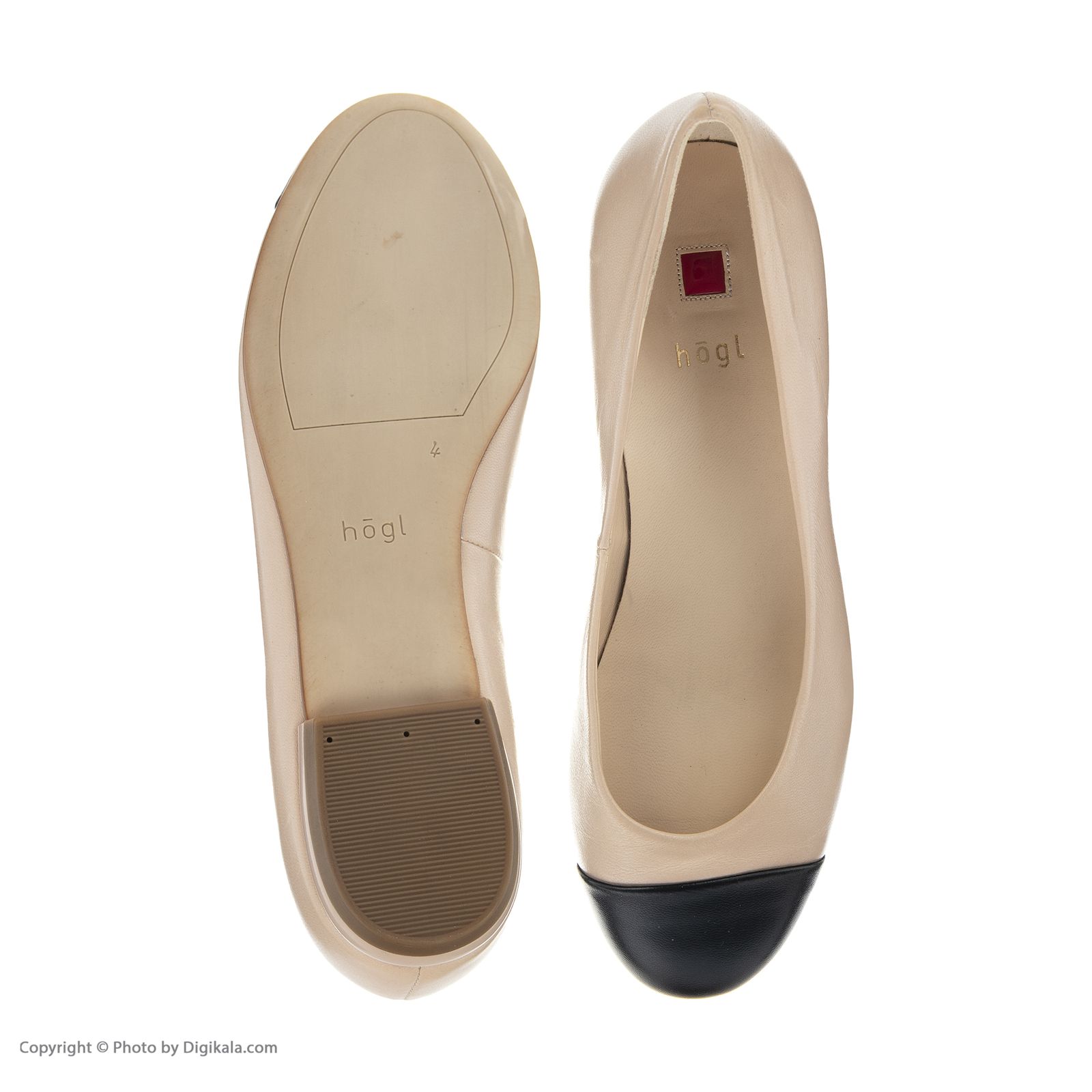 کفش زنانه هوگل مدل 1-101010-1801 - کرم - 3