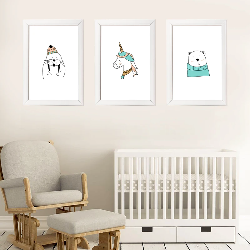 تابلو کودک مدل SHAWB3007 مجموعه 3 عددی