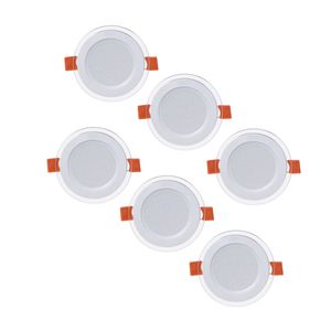 پنل ال ای دی 9 وات پارس شعاع توس مدل PT-GLARIS9 بسته 6 عددی