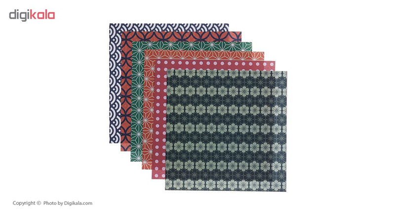 کاغذ اوریگامی مدل ژاپنی کد 302 مجموعه 55 عددی