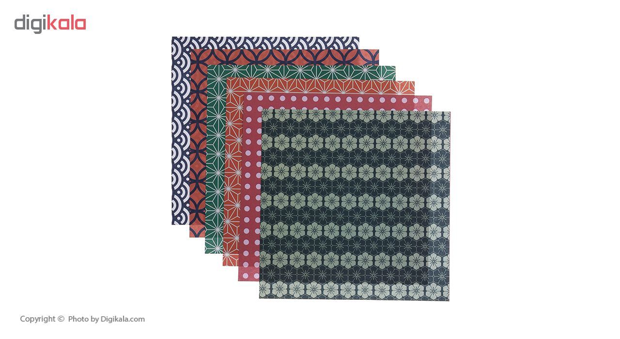کاغذ اوریگامی مدل ژاپنی کد 302 مجموعه 55 عددی - - 4