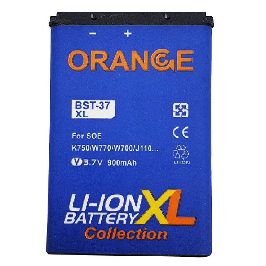 باتری موبایل مدل BST-37 ظرفیت 900 میلی آمپر ساعت مناسب برای گوشی موبایل سونی اریکسون K 750