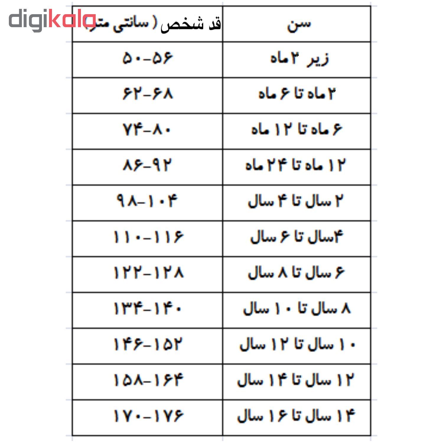 پیراهن نوزاد لوپیلو کد M1395 -  - 4