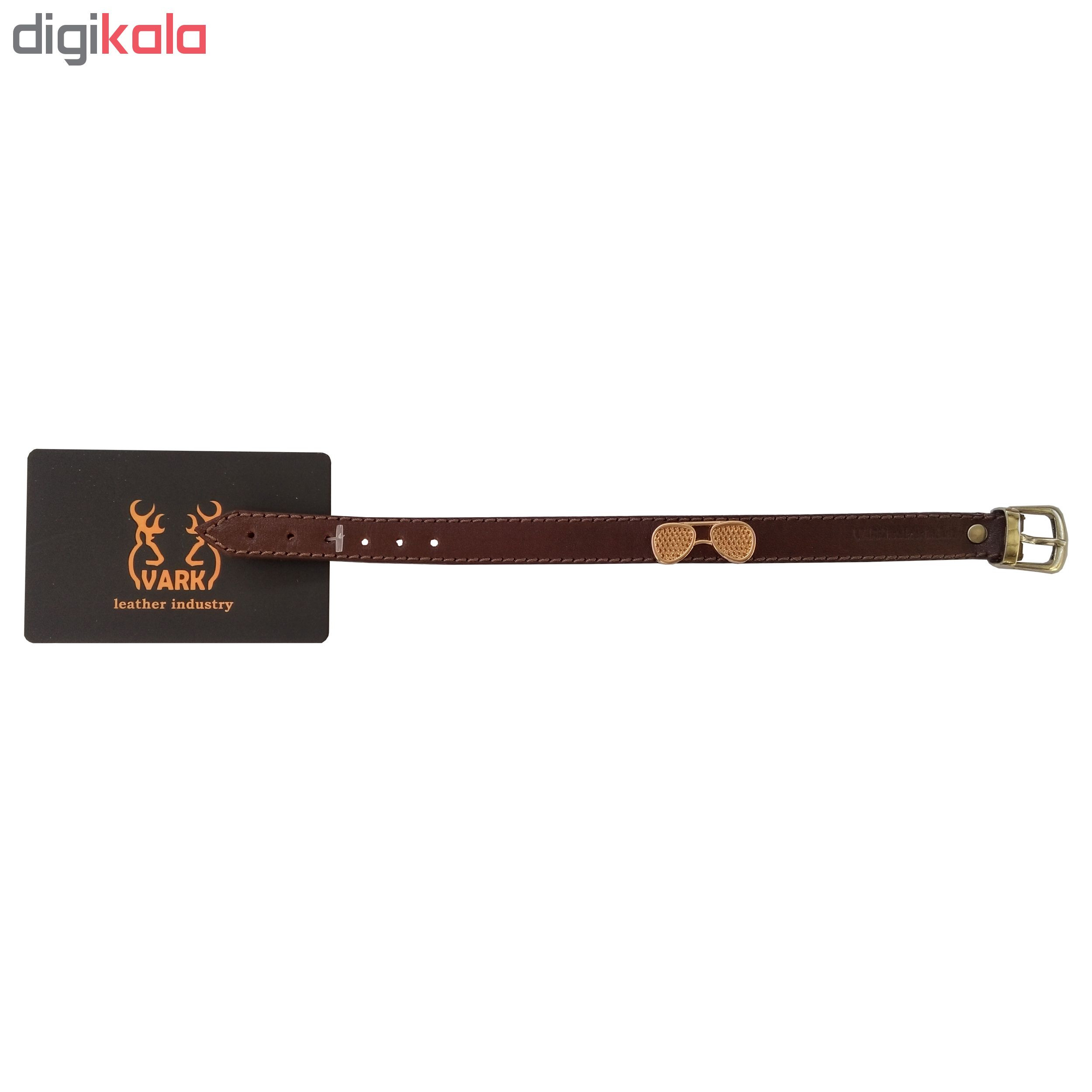 دستبند چرم وارک مدل پرهام کد rb37