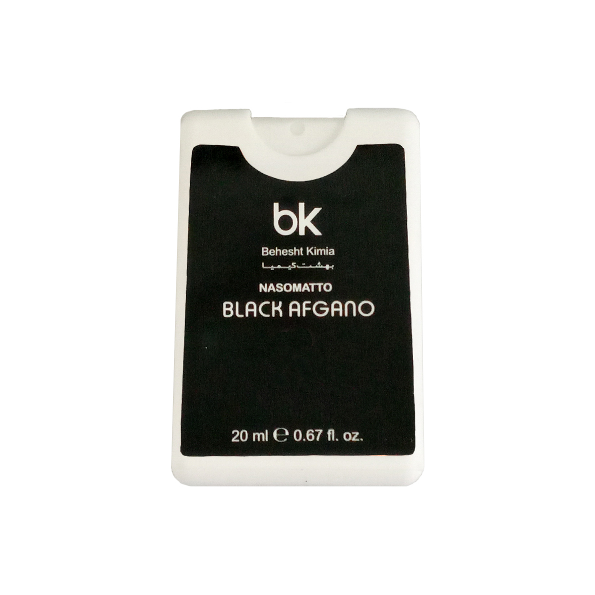  عطر جیبی مردانه بی کی مدل بلک افغان حجم 20 میلی لیتر