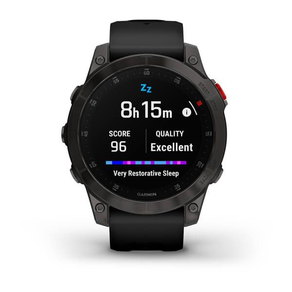 ساعت هوشمند گارمین مدل Epix gen 2 sapphire دارای قابلیت های صفحه نمایش رنگی، صفحه نمایش لمسی، کنترل موسیقی (Music Player) بند سیلیکون -  - 18