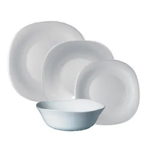 سرویس 26 پارچه غذاخوری بورمیولی مدل Simple White