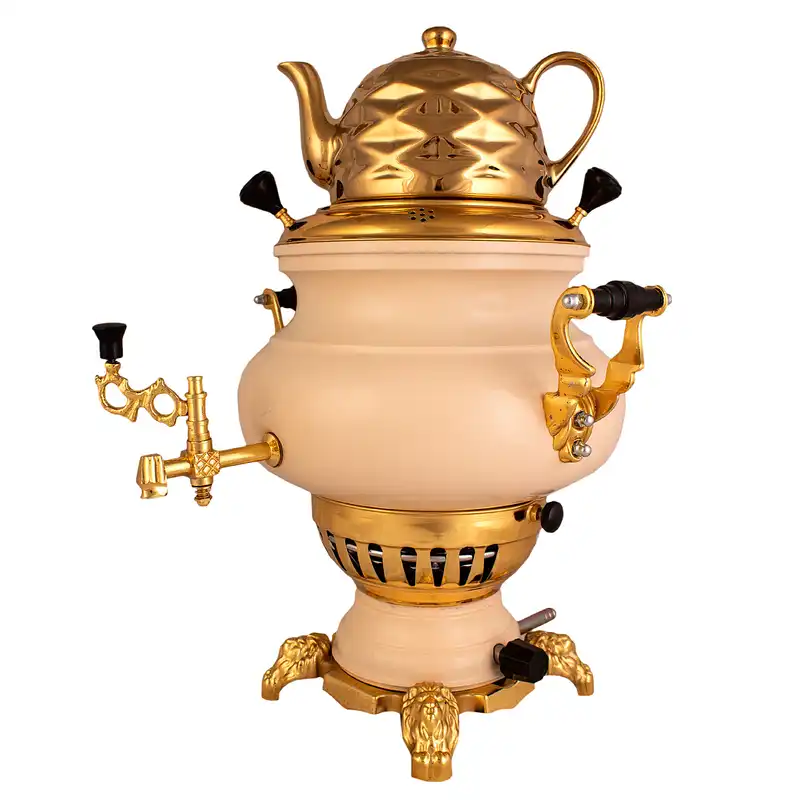 سماور گازی مدل a2 عدسی گنجایش 8 لیتر