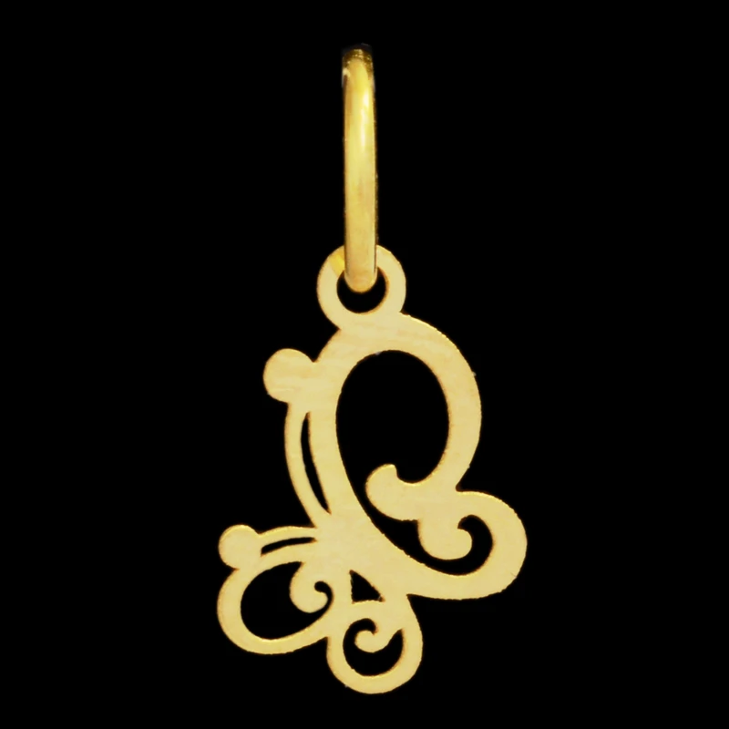 آویز گردنبند طلا 18 عیار زنانه طلای مستجابی طرح پروانه کد 86412