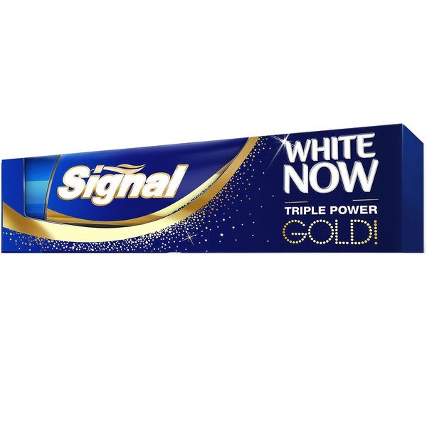 خمیر دندان سیگنال سری White Now مدل Gold حجم 50 میلی لیتر