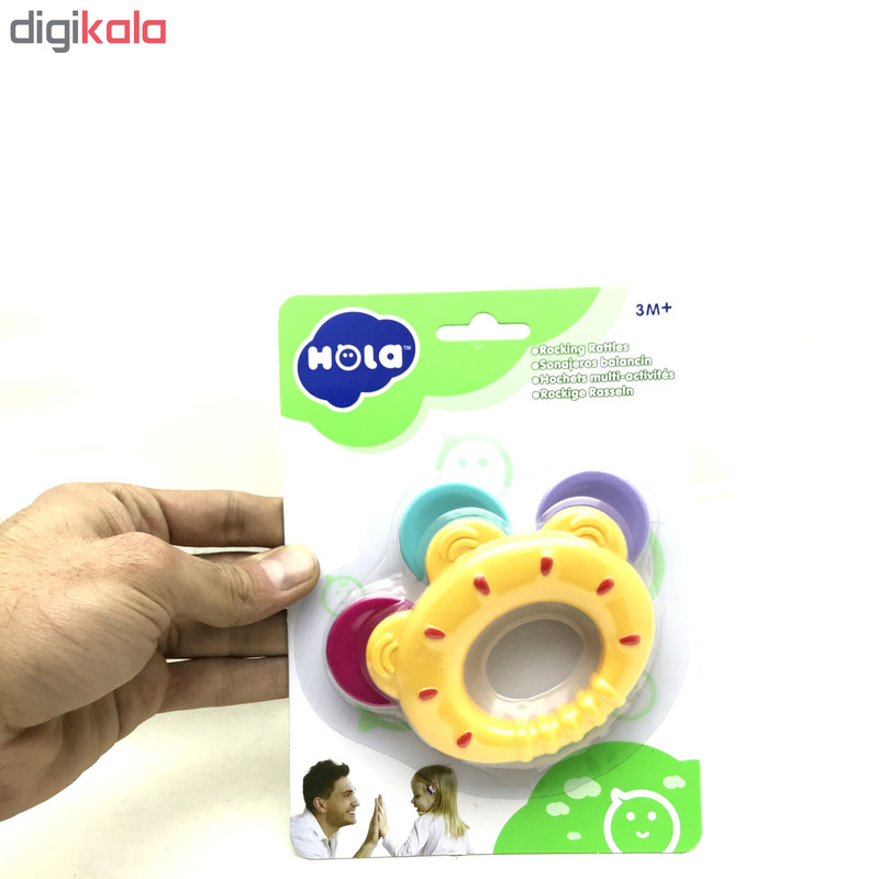 جغجغه کودک هولا طرح سنج کد 03