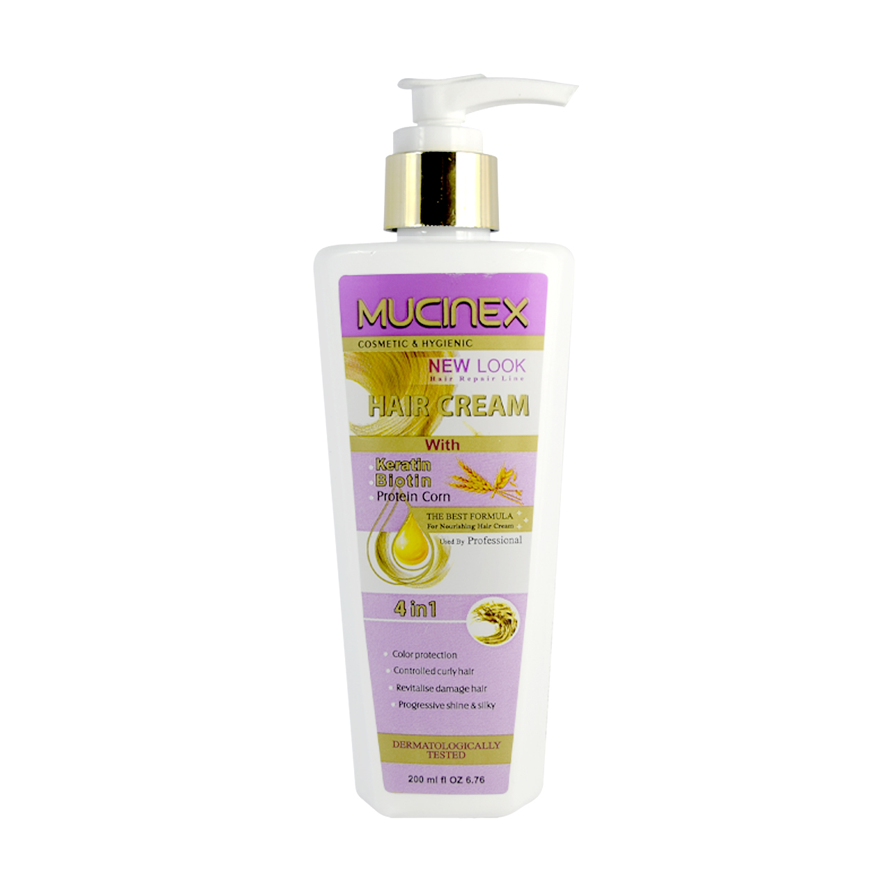 کرم مو ماسینکس مدل Keratin biotin حجم 200 میلی لیتر