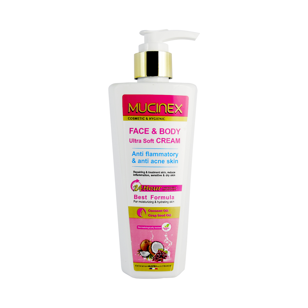 کرم مرطوب کننده ماسینکس مدل coconut oil & grap seed oil حجم 200 میلی لیتر