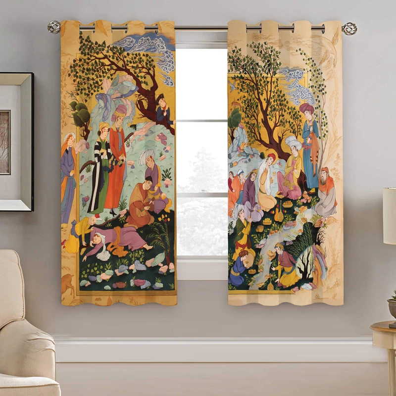 پرده نیروانا مدل pmk2086 سایز 190 × 140 سانتی متر