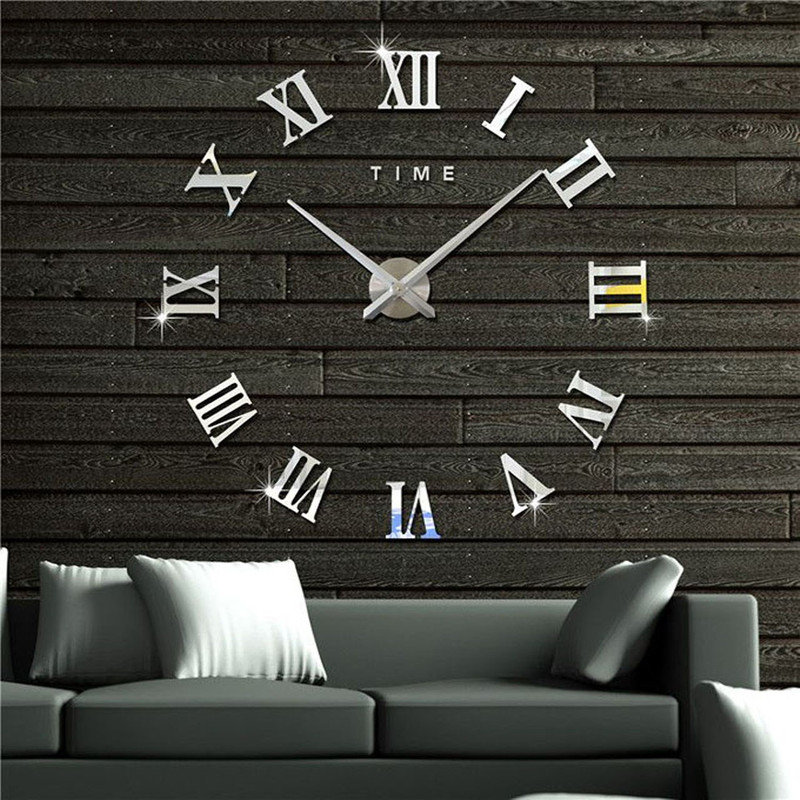 ساعت دیواری دکوراتیو مدل طرح رومی سایز 120