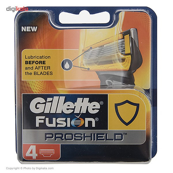 تیغ یدک ژیلت مدل Fusion Proshield بسته 4 عددی تیغ یدک ژیلت مدل Fusion Proshield بسته 4 عددی