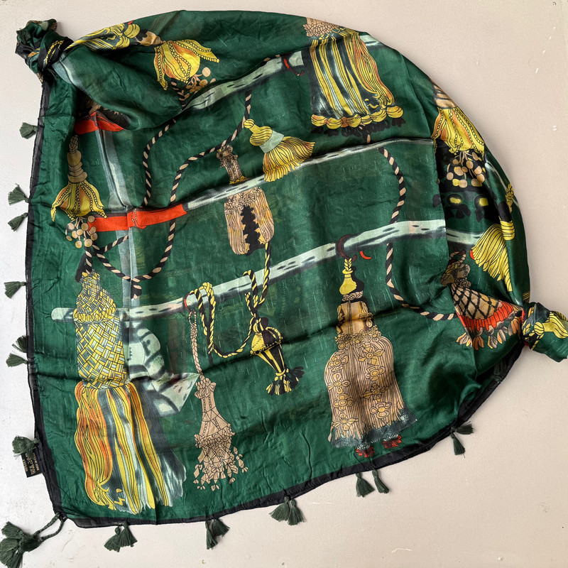 روسری زنانه مدل حریر ابرشیم  کد 2