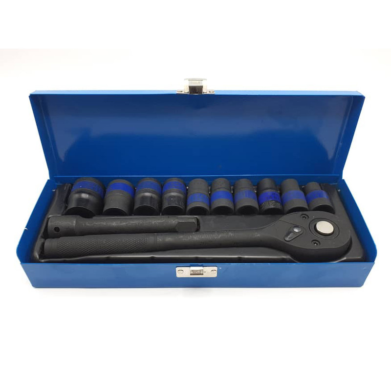 آچار بکس دکر مدل CHROME-VANADIUM مجموعه 12 عددی