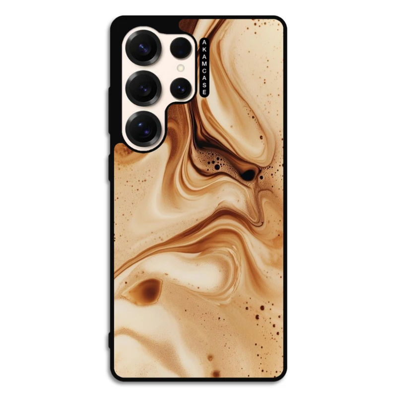 کاور آکام مدل AMC-WSGS25U-COFFEE-3 مناسب برای گوشی موبایل سامسونگ Galaxy S25 Ultra