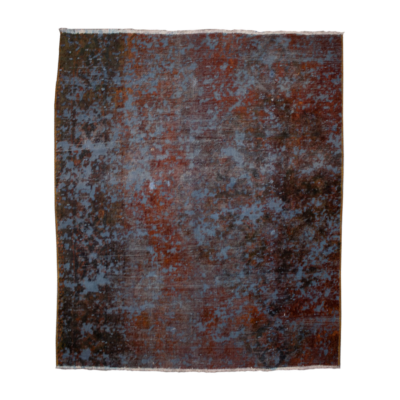 فرش دستبافت رنگ شده دو متری کد 1224R