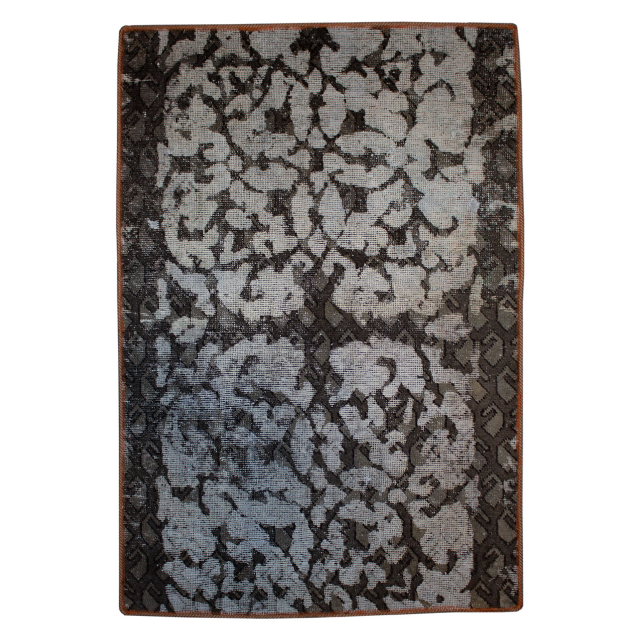 فرش دستبافت رنگ شده یک و نیم متری کد 2012R