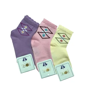 جوراب دخترانه رز مدل LT-11 مجموعه 3 عددی