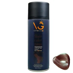 اسپری رنگ مو ورتوگلد مدل 08 Dark brown شماره 08 حجم 150 میلی لیتر رنگ قهوه ای تیره