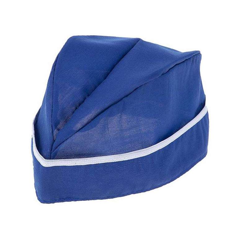 کلاه آشپزی کد IGD رنگ آبی بسته سه عددی