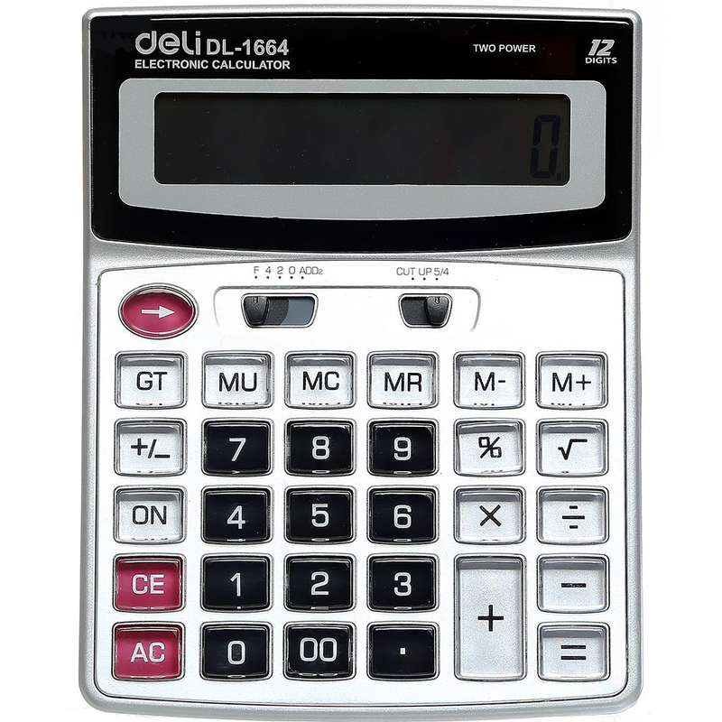 ماشین حساب دلی مدل DL-1664 ماشین حساب دلی مدل DL-1664
