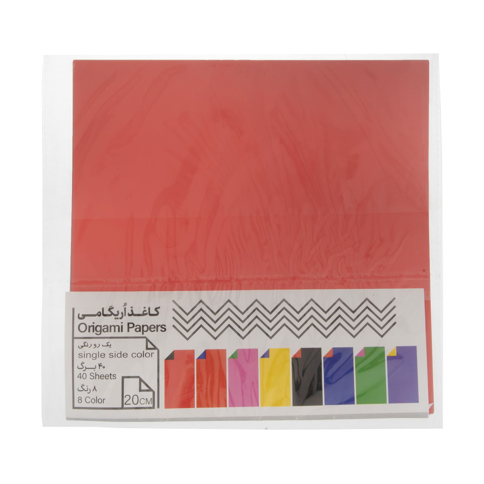 کاغذاوریگامی مدل 306 بسته 40 عددی - - 1