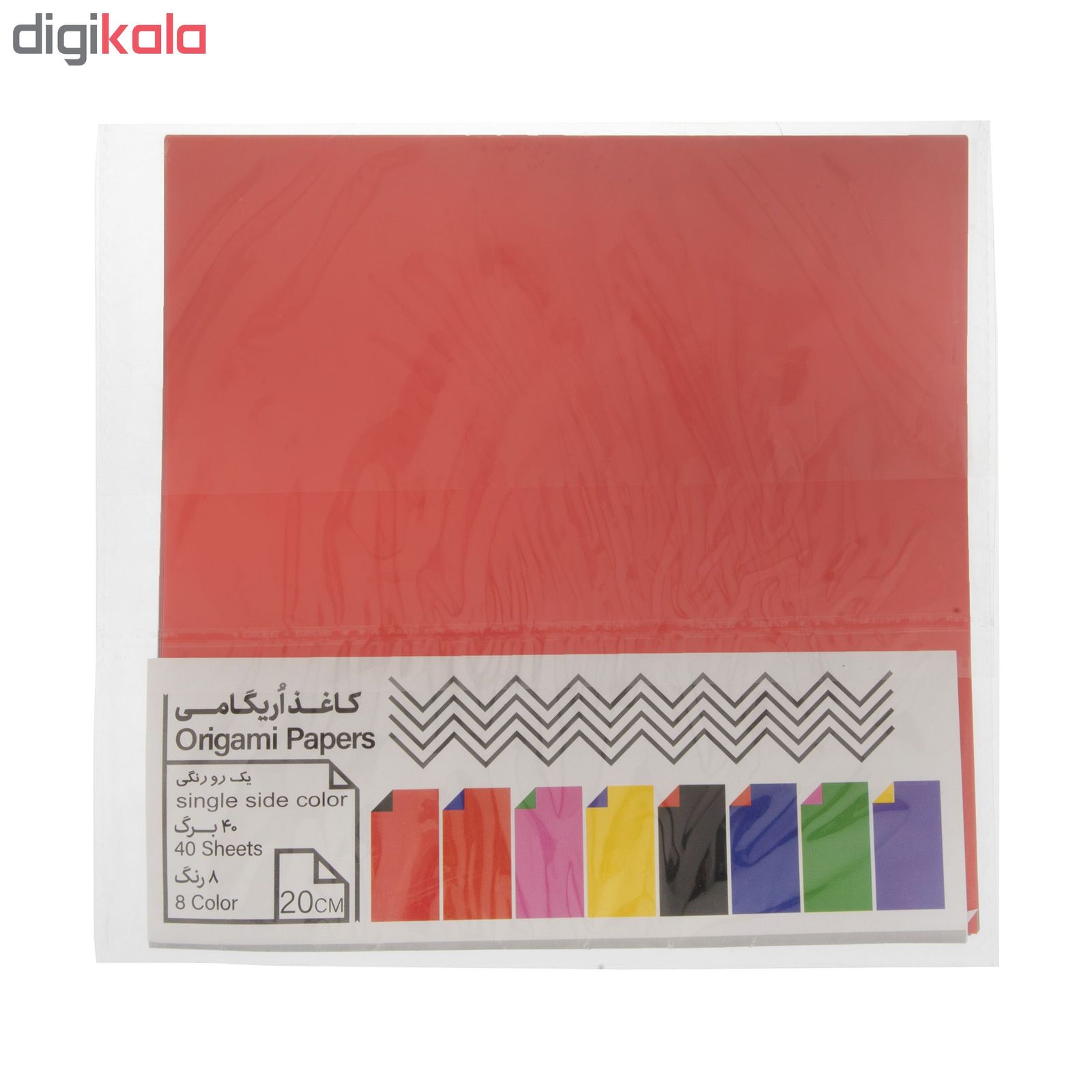 کاغذاوریگامی مدل 306 بسته 40 عددی - - 2
