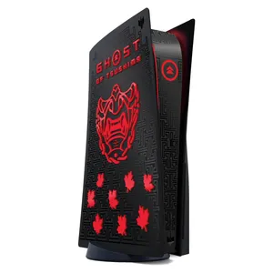 محافظ و برچسب کنسول بازی PlayStation5 Digital ویگارد مدل سه بعدی Ghost of Tsushima