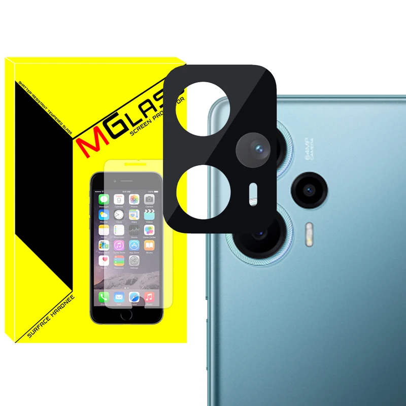 محافظ لنز دوربین ام‌گلس مدل 3D-MG مناسب برای گوشی موبایل شیائومی Poco F5 5G