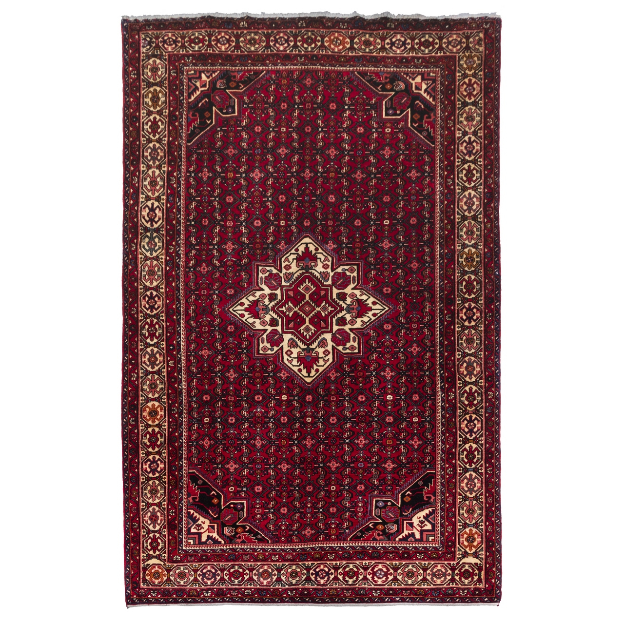فرش دستباف قدیمی شش و نیم متری سی پرشیا کد 179007
