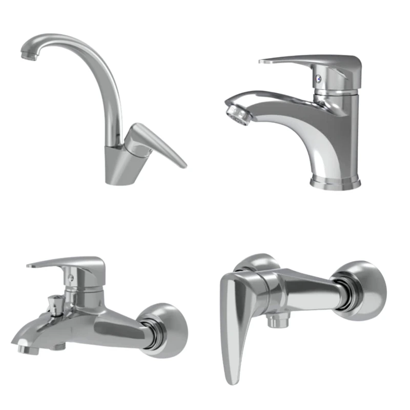 ست شیرآلات مدل رز2 مجموعه 4 عددی