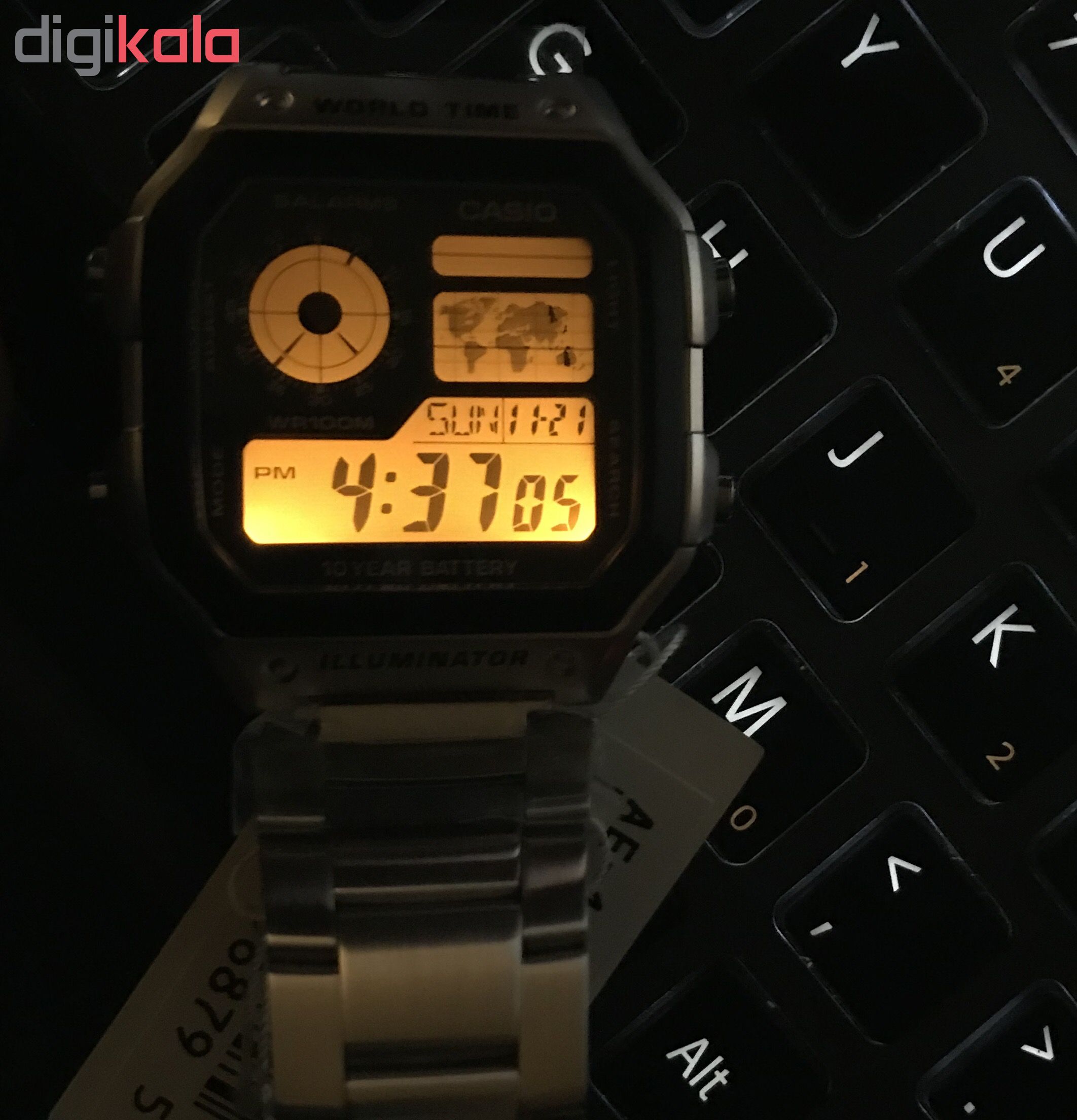 ساعت مچی دیجیتال کاسیو مدل AE-1200WHD-1AVDF -  - 5