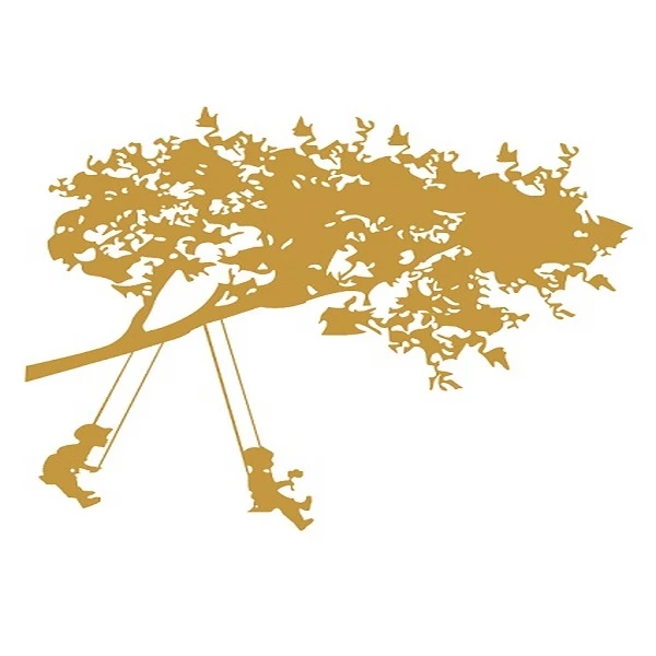 استیکر دیواری والتت طرح تاب بازی