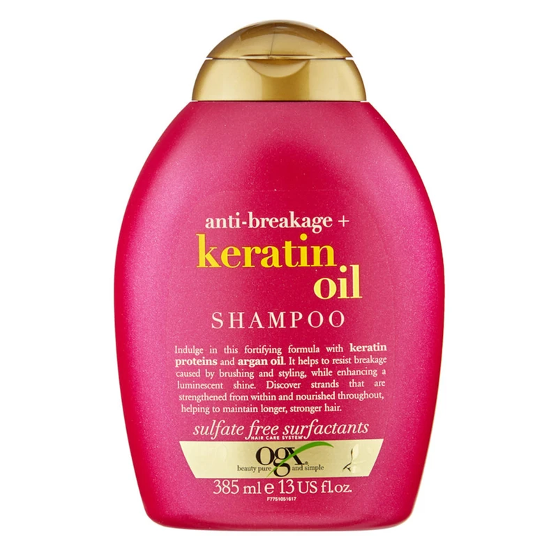 شامپو مو او جی ایکس مدل Anti-Breakage حجم 385 میلی لیتر