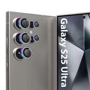 محافظ لنز دوربین گوف مدل Luxury مناسب برای گوشی موبایل سامسونگ Galaxy S25 Ultra