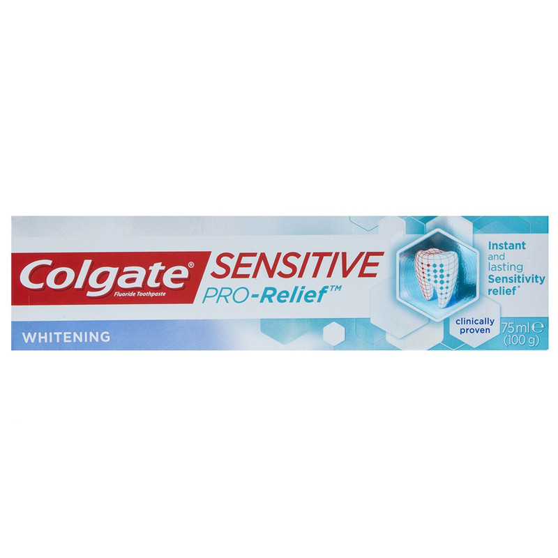 خمیر دندان کلگیت مدل Sensitive Pro-Relief Whitening حجم 75 میلی لیتر