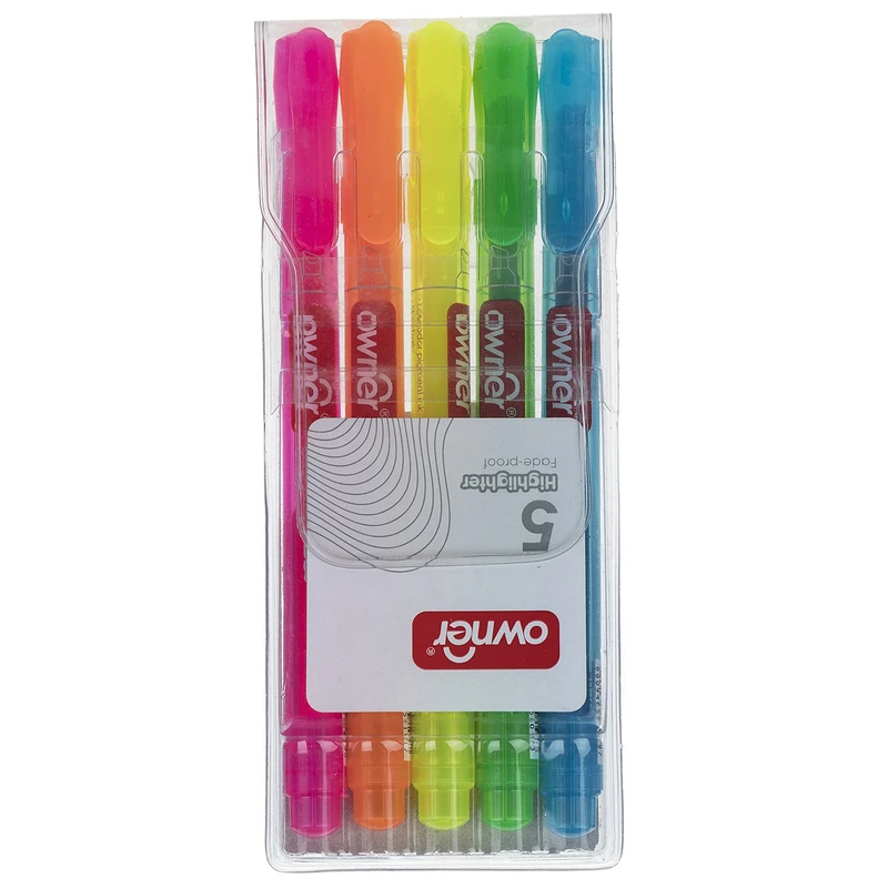 ماژیک 5 رنگ علامت گذار اونر کد 243605 سایز R1