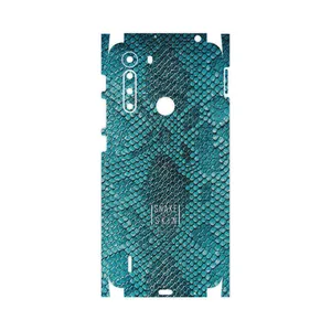 MAHOOT Blue Snake Skin-FullSkin Cover Sticker for Motorola One Fusion